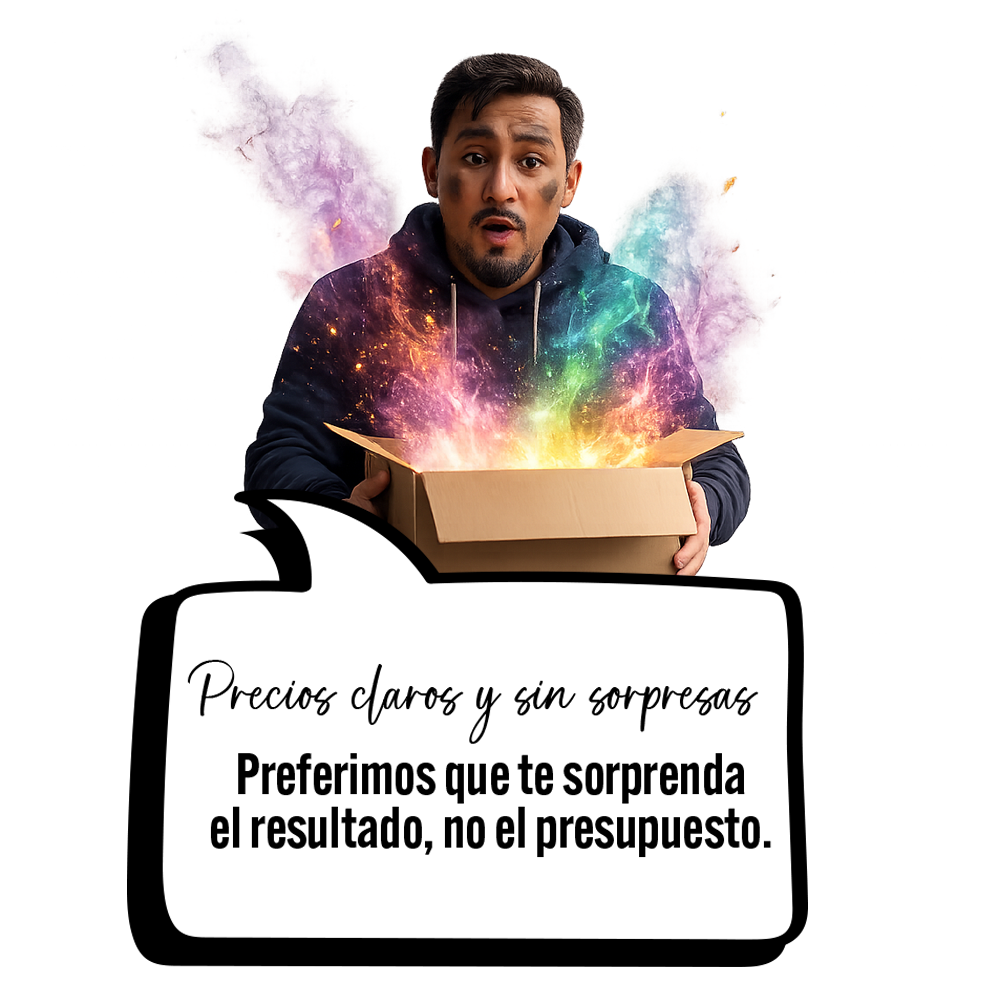 Representación creativa de precios claros y sin sorpresas